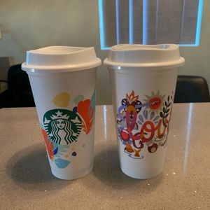Hot reusable Starbucks cups